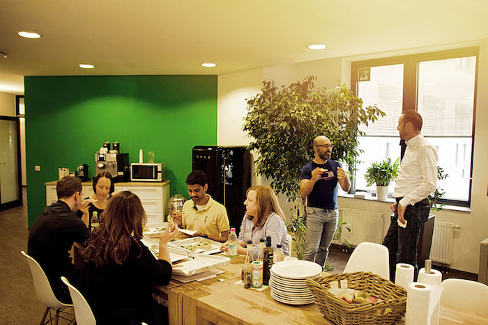 Neos IT Services, working environment, kitchen